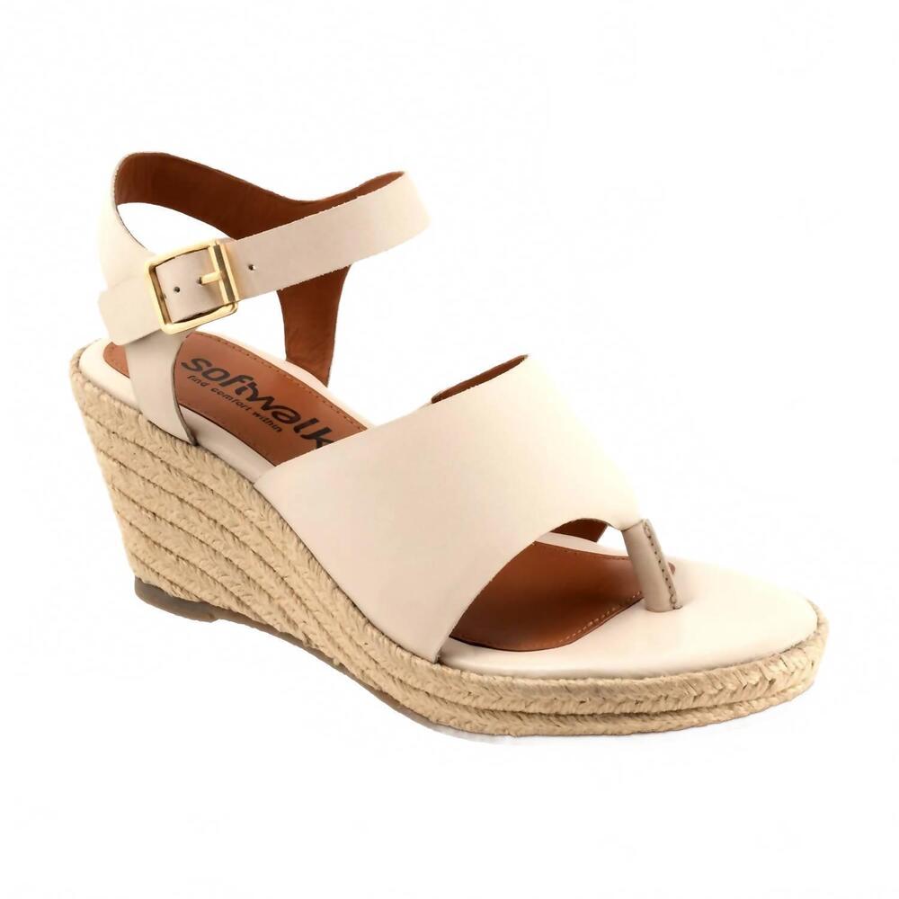 NEW SOFTWALK women's hilo sandal in ivory